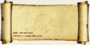 Jagoda Miljković vizit kartica